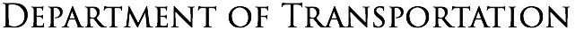 Department of Transportation